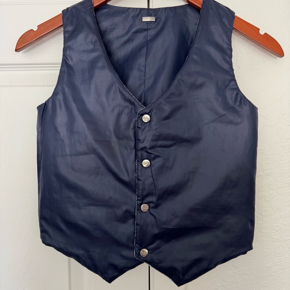 Herno Boys Reversible Puffer Vest Size 8A - Picture 6 of 13